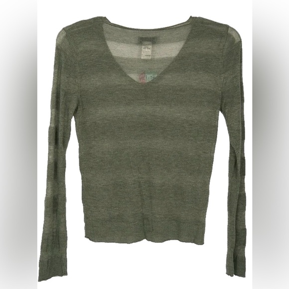 NWT Jigsaw Sage Green Long Sleeve Top Women’s M - Picture 4 of 4